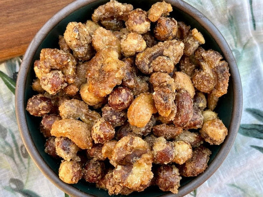 Gingerbread Candied Nuts