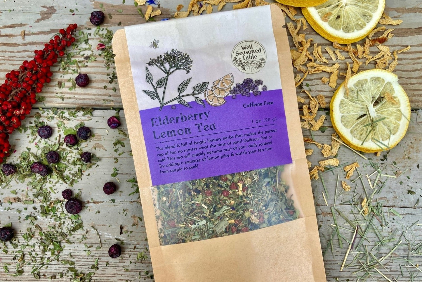 BULK: Elderberry Lemon Tea