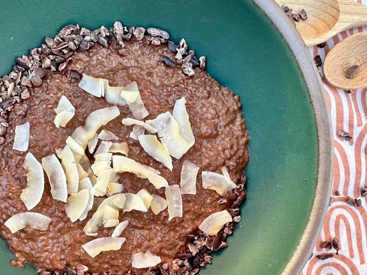 Warm Chocolately Chia Pudding