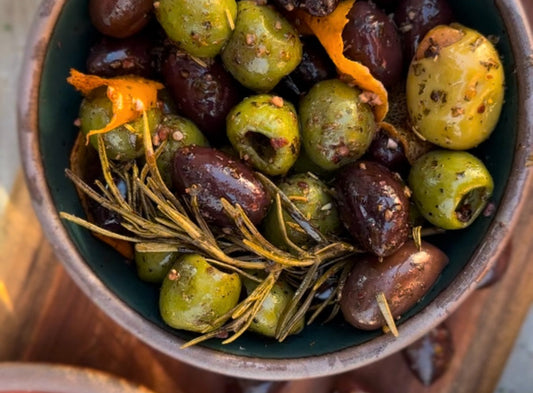 Spiced & Roasted Olives