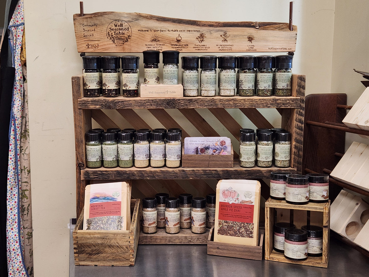 Handmade 3-Tier Wooden Display